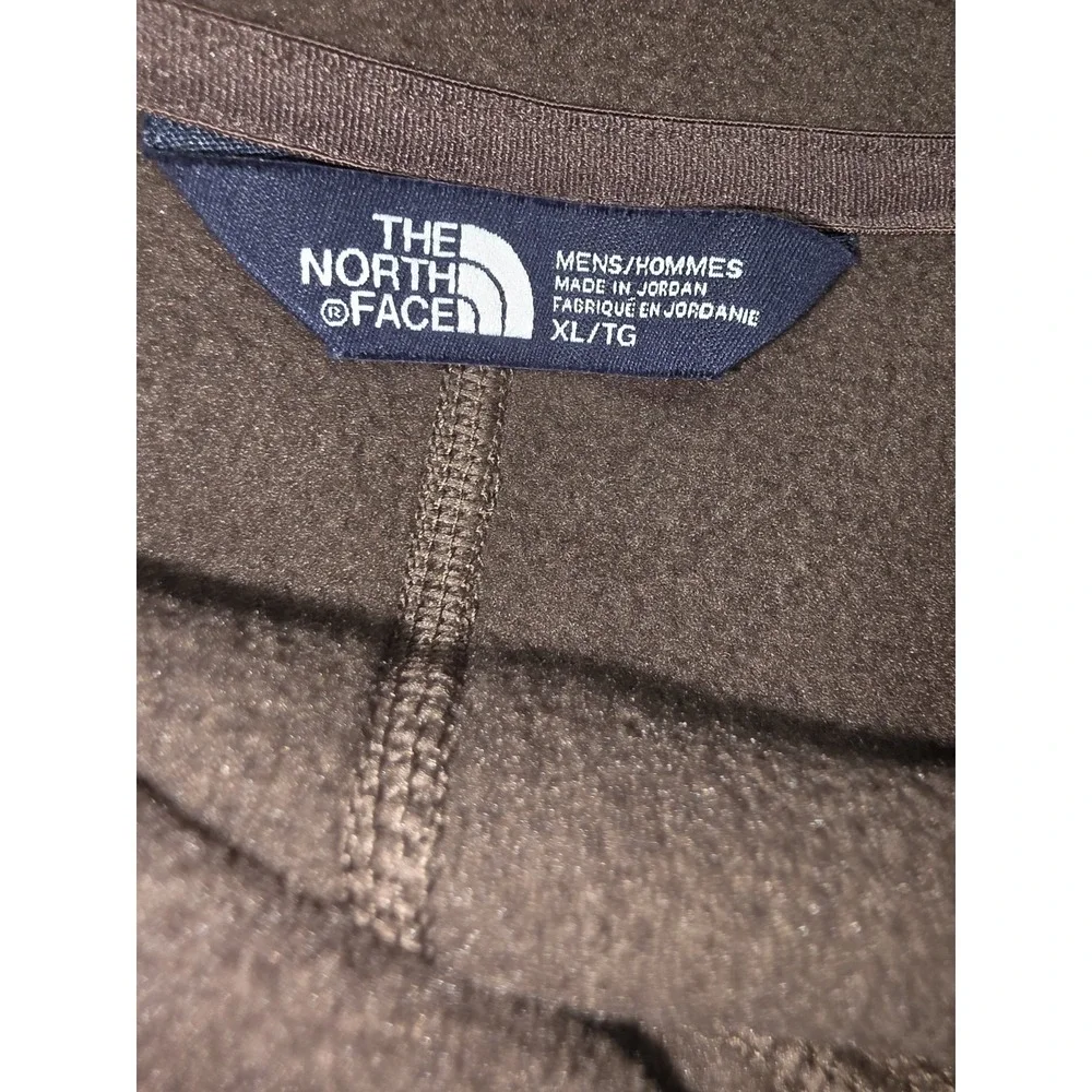 The North Face Men's Textured Cap Rock Quarter-Zip Fleece Pullover Brown XL